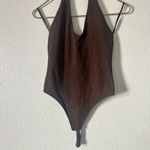 Babaton Chocolate Contour Bodysuit